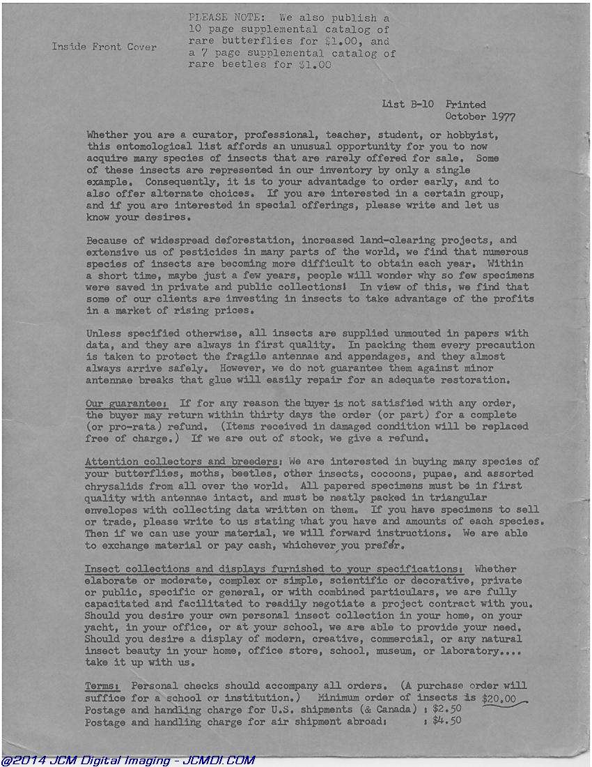 Complete Scientific 1977 Catalog page scan